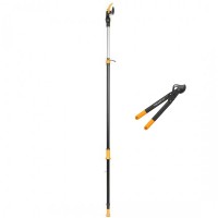 Pachet Fiskars foarfeca telescopica UPX86 + foarfeca nicovala L85