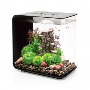 Set complet acvariu cu decoratiuni BiOrb Flow 30 litri MCR, Negru