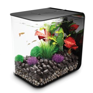 Set complet acvariu cu decoratiuni BiOrb Flow 30 litri MCR, Negru