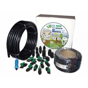 Kit irigare prin picurare IrriGo pentru 10 randuri cu filtru 
