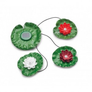 Set iluminare cu nuferi Pontec PondoSolar Lily LED set 3
