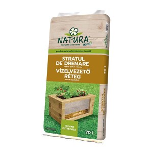 Substrat drenare pentru jardiniere Natura, 70 litri, strat 1