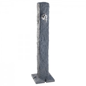 Cismea apa tip stalp cu robinet Granite, culoare granit inchis 