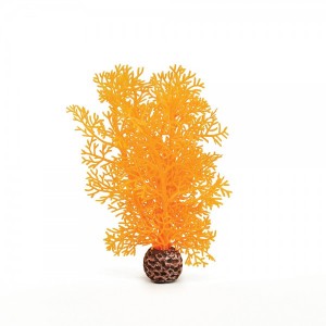 Decoratiune planta marina portocalie mica, Biorb