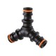 Conector triplu pentru furtun de gradina Fiskars