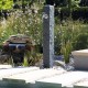 Cismea apa tip stalp cu robinet Granite, culoare granit inchis 
