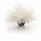 Decoratiune crin alb