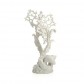 Ornament biOrb sculptura coral alb, mediu
